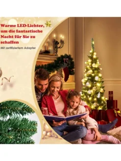 Künstlicher Weihnachtsbaum LED in Grün