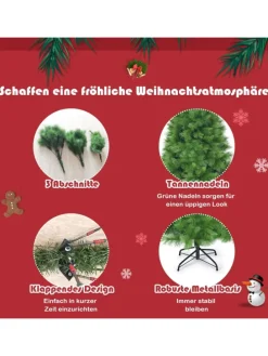 Künstlicher Weihnachtsbaum in Grün