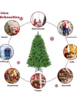 Künstlicher Weihnachtsbaum in Grün