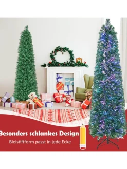 Künstlicher Weihnachtsbaum Glasfaseroptik in Grün