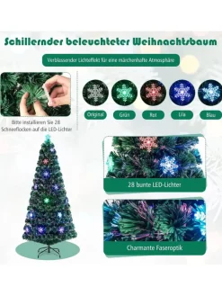 Künstlicher Weihnachtsbaum LED in Grün