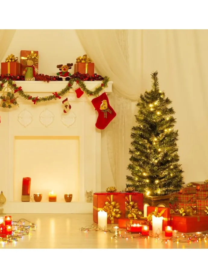 Künstlicher Weihnachtsbaum LED in Grün