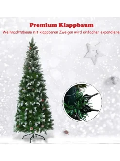 Künstlicher Weihnachtsbaum in Grün