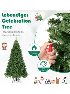 Künstlicher Weihnachtsbaum in Grün