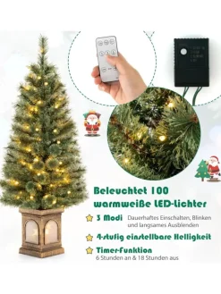 Künstlicher Weihnachtsbaum LED in Grün