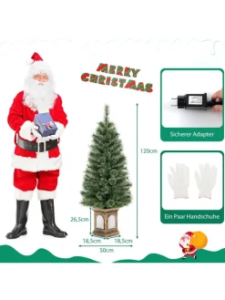 Künstlicher Weihnachtsbaum LED in Grün