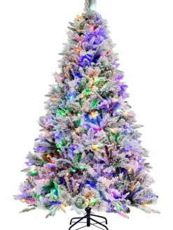 Künstlicher Weihnachtsbaum Beleuchtet in Grün