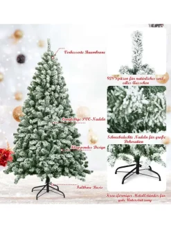 Künstlicher Weihnachtsbaum in Grün