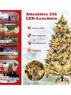 Künstlicher Weihnachtsbaum LED in Grün