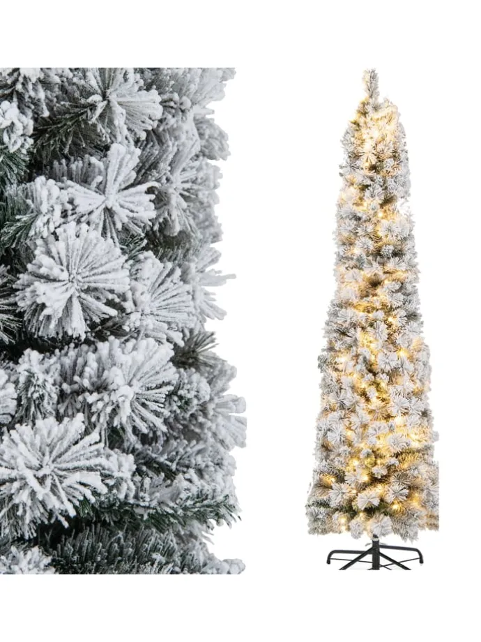 Künstlicher Weihnachtsbaum LED in Weiß