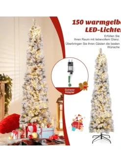Künstlicher Weihnachtsbaum LED in Weiß