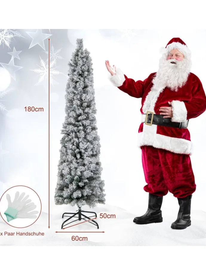 Künstlicher Weihnachtsbaum LED in Weiß