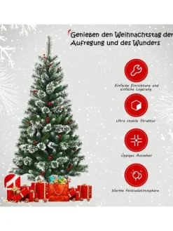 Künstlicher Weihnachtsbaum in Grün