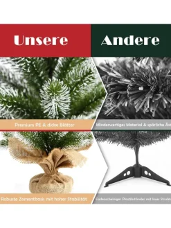 Künstlicher Weihnachtsbaum in Grün