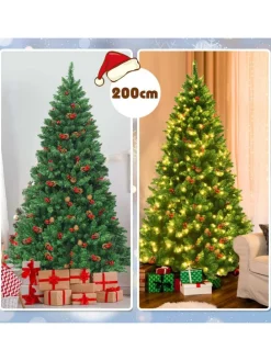 Künstlicher Weihnachtsbaum LED in Grün