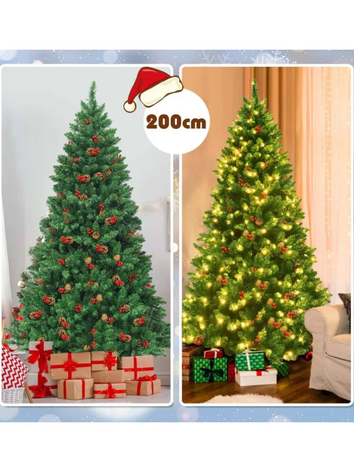 Künstlicher Weihnachtsbaum LED in Grün