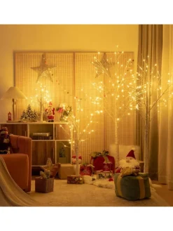 Künstlicher Weihnachtsbaum LED in Weiß