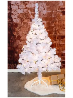 Künstlicher Weihnachtsbaum in Weiß - (H)120 cm