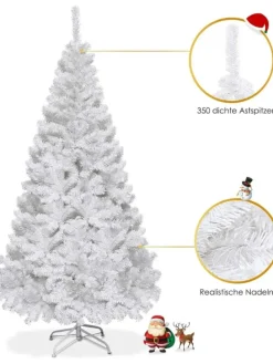 Künstlicher Weihnachtsbaum in Weiß