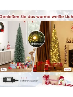 Künstlicher Weihnachtsbaum LED in Grün