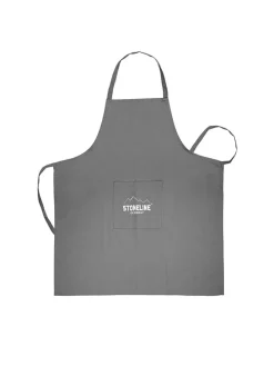 Kochschürze in Grau - (L)102,5 x (B)69,5 cm