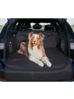 Kofferraumschutz für Hund inkl. Seiten- & Ladekantenschutz dunkelgrau