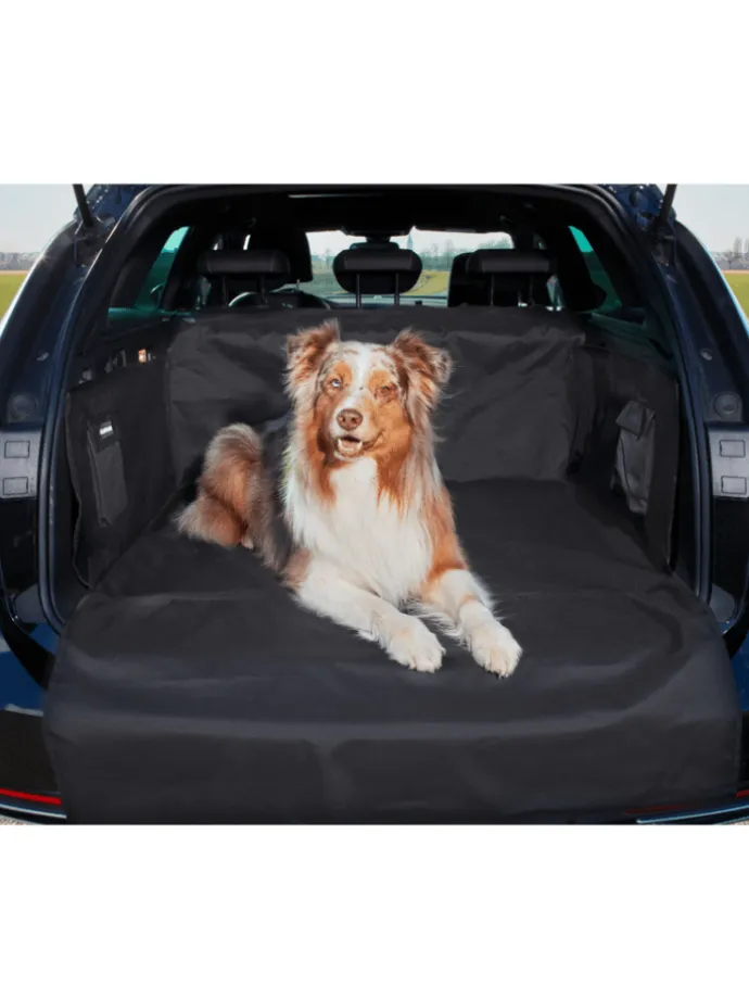 Kofferraumschutz für Hund inkl. Seiten- & Ladekantenschutz dunkelgrau