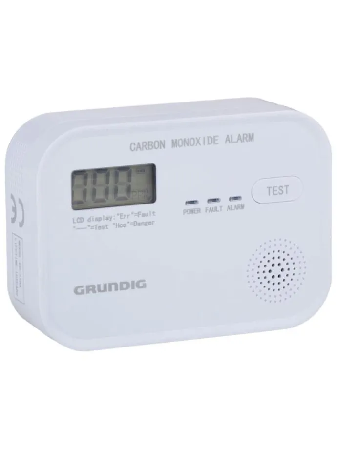 Kohlenmonoxid-Detektor in Weiß