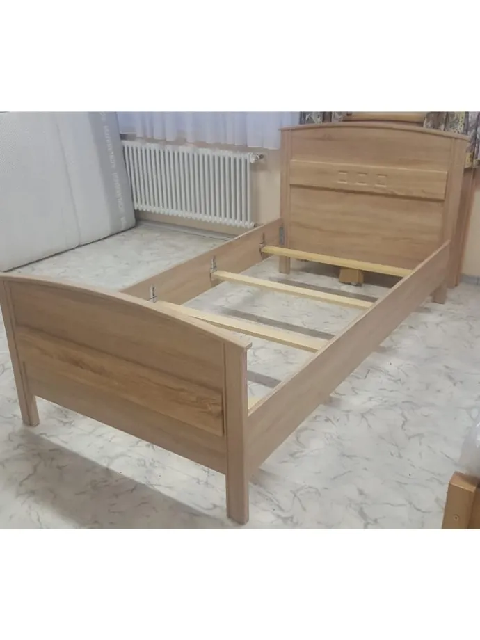 Komfortbett Curanum Eiche Sonoma Dekor 100x200 cm in Natur