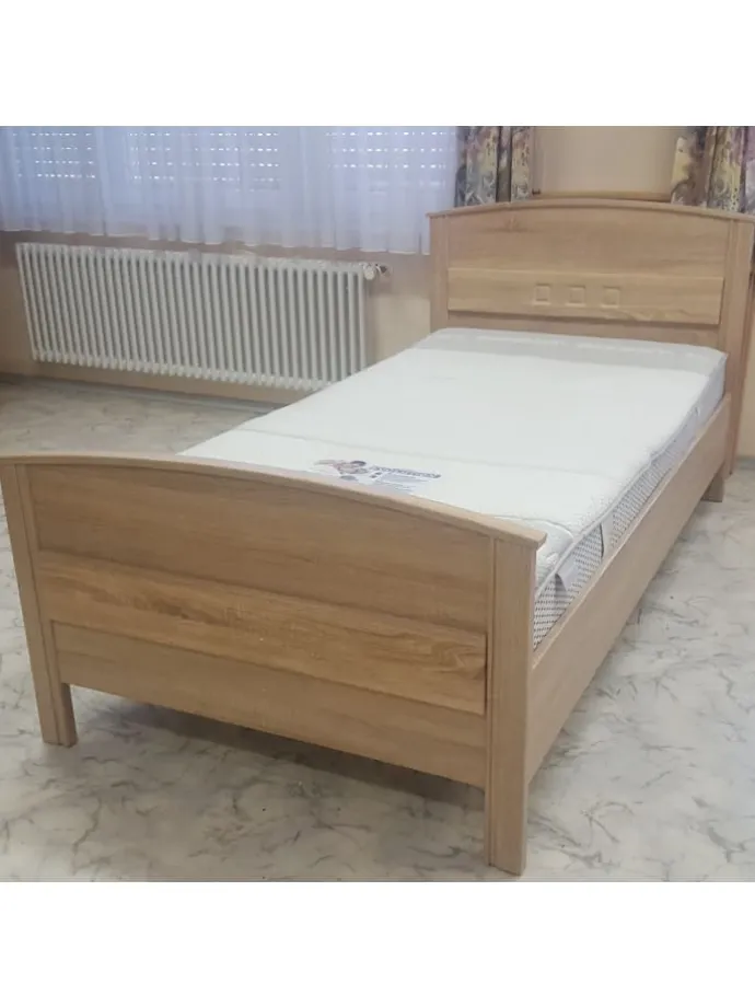 Komfortbett Curanum Eiche Sonoma Dekor 100x200 cm in Natur