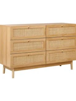 Kommode NIVO in Braun - (W) 120 x (H) 76 x (L) 42 cm