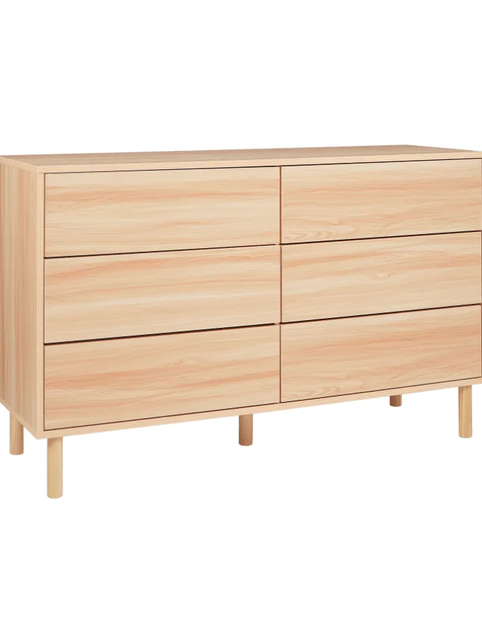 Kommode SHARPE in Braun - (W) 120 x (H) 74 x (L) 40 cm