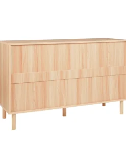 Kommode SHARPE in Braun - (W) 120 x (H) 74 x (L) 40 cm