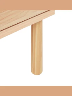 Kommode SHARPE in Braun - (W) 120 x (H) 74 x (L) 40 cm