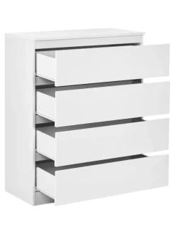 Kommode WINNIPEG in Weiß - (W) 80 x (H) 100 x (L) 40 cm