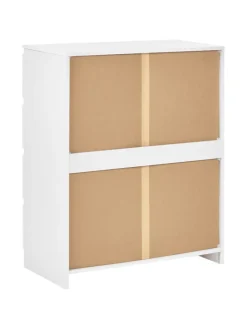 Kommode WINNIPEG in Weiß - (W) 80 x (H) 100 x (L) 40 cm