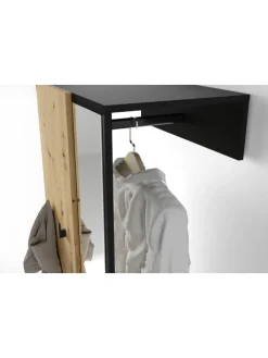 Kompaktgarderobe ANDORRA in Artisan Eiche (Eiche-Optik) B 55, H 187,5, T 40,5 cm