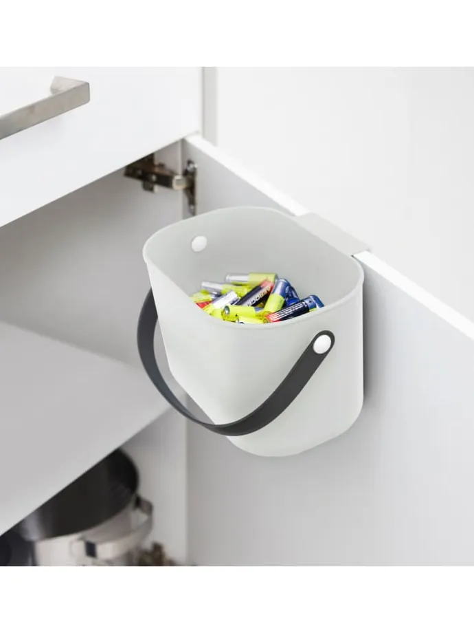 Komposteimer mit Hängevorrichtung 3.2 l ALBULA in Mistelweiß