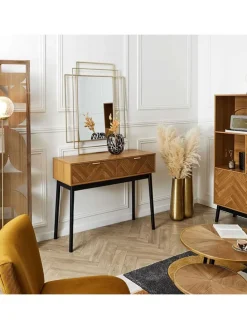 Konsole ''Felix'' in Hellbraun - (B)100 x (H)80 x (T)35 cm