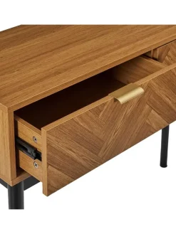 Konsole ''Felix'' in Hellbraun - (B)100 x (H)80 x (T)35 cm