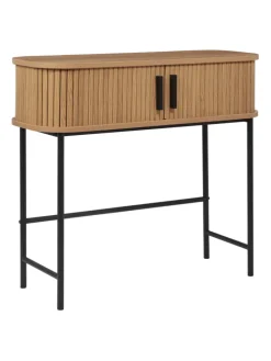 Konsolentisch BRADLEY in Braun/Schwarz - (W) 80 x (H) 70 x (L) 30 cm