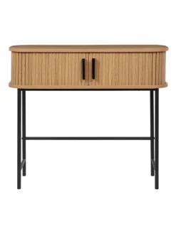 Konsolentisch BRADLEY in Braun/Schwarz - (W) 80 x (H) 70 x (L) 30 cm