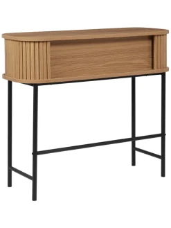 Konsolentisch BRADLEY in Braun/Schwarz - (W) 80 x (H) 70 x (L) 30 cm