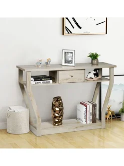 Konsolentisch in Grau