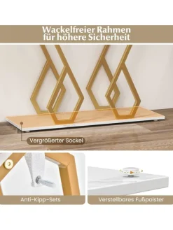 Konsolentisch in Weiß