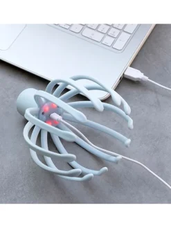 Kopfmassagegerät in Hellblau