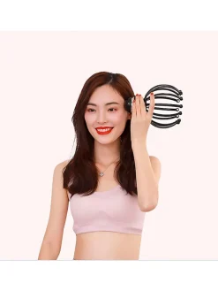 Kopfmassagegerät in Schwarz