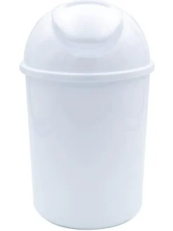 Kosmetikeimer, Abfalleimer mit Schwingdeckel Eco 5 L weiß