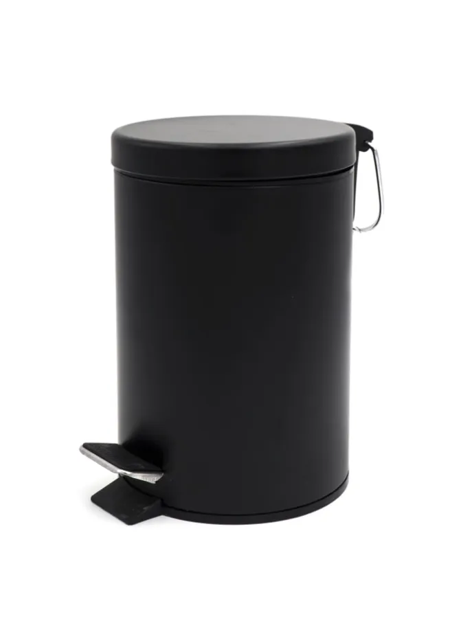 Kosmetikeimer, Abfalleimer Ed 3 Liter schwarz matt