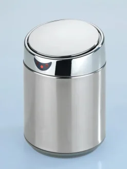 Kosmetikeimer in Chrom - 800 ml